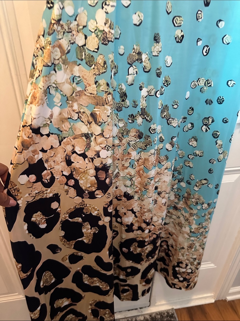 Chicme Aqua Floral Ombre Maxi Dress - Picture 2 of 3